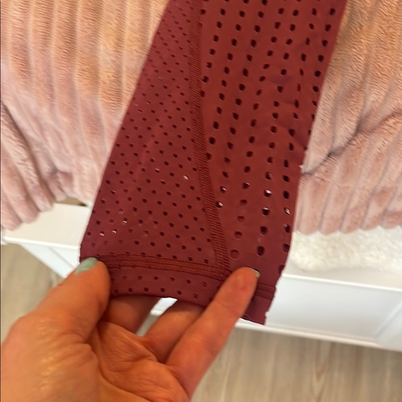 Victoria's Secret Burgundy Leggings - Picture 6 of 6